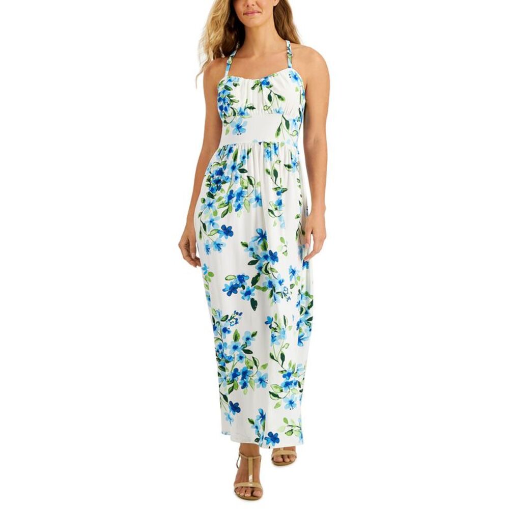 Jamie Layla Petite Floral Print Empire Maxi Dress